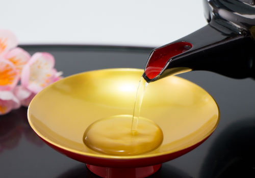 寿縁起酒の振る舞い